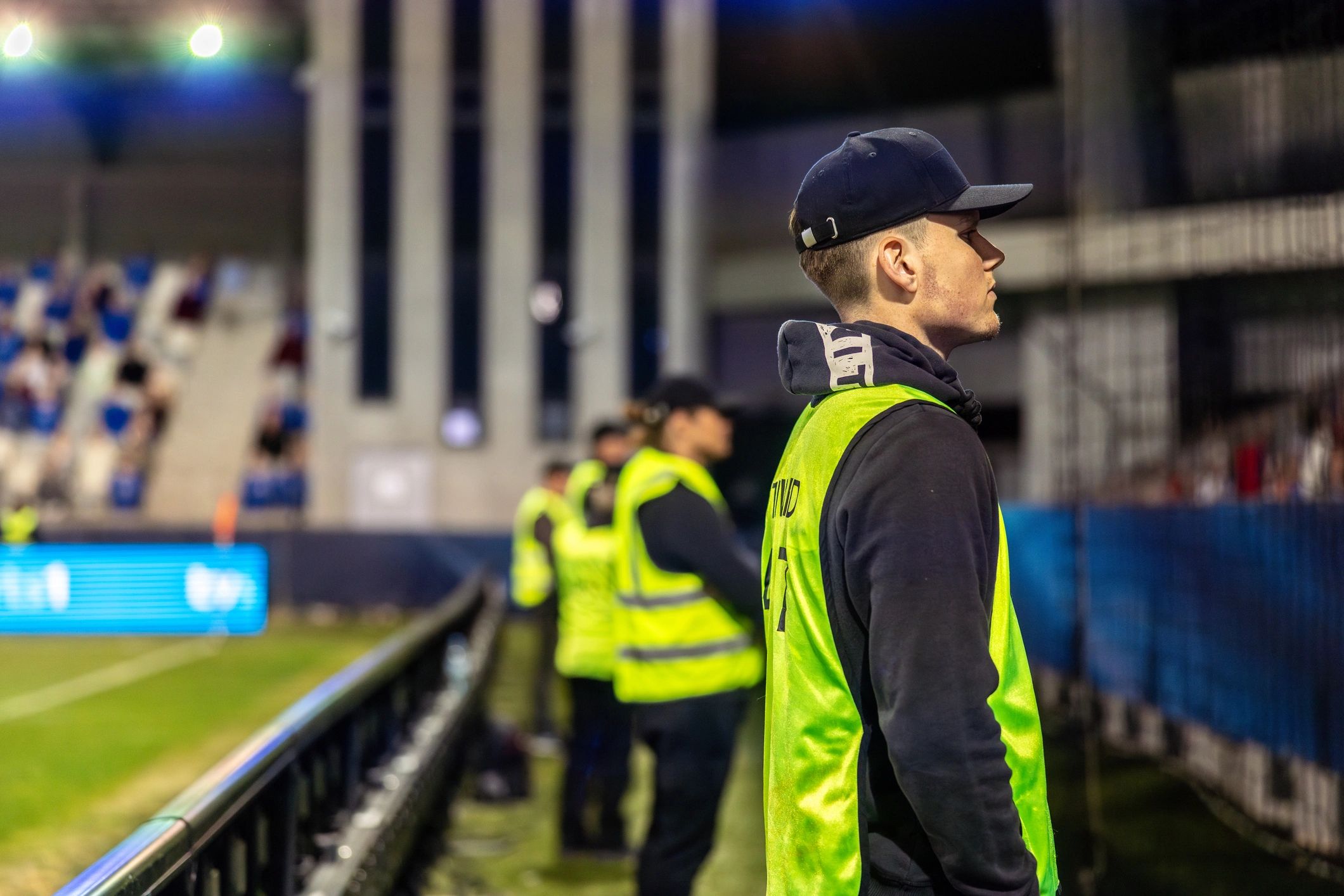 Commercial event venue in London with professional security presence